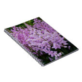 Featherry Pink Astilbe Plumes Floral Notizblock (Rechte Seite)