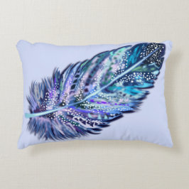 Feathers Accent Pillow - Ihre Farben Dekokissen