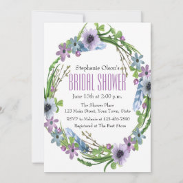 Feathers and Blume Brautparty Einladung