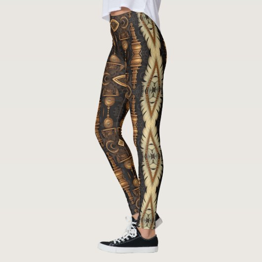 Feathers and Gear Steampunk Leggings (Links)