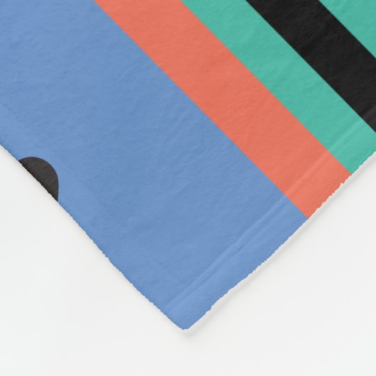 Feathers and Kokopelli Fleece Blanket (Ecke)