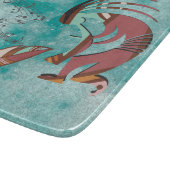 Feathers and Music Kokopellii Schneidebrett (Ecke)