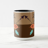 Feathers and Southwest Kokopelli Tasse (Zentrum)