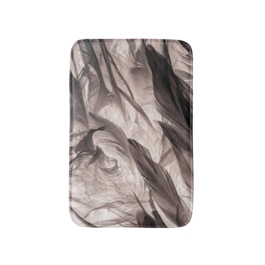 Feathers Badematte (Vorderseite Vertikal)