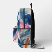 Feathers Bedruckter Rucksack (Rechts)