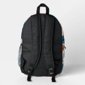 Feathers Bedruckter Rucksack (Rückseite)