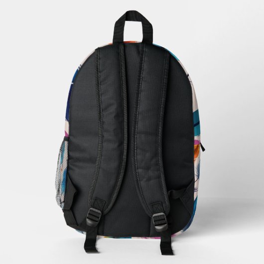 Feathers Bedruckter Rucksack (Rückseite)