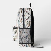 Feathers Bedruckter Rucksack (Rechts)