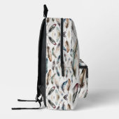 Feathers Bedruckter Rucksack (Links)