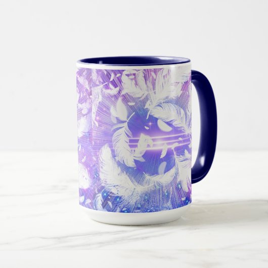 Feathers Beileid Kaffee Tasse (VorderseiteRechts)