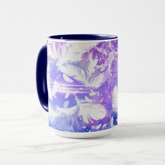 Feathers Beileid Kaffee Tasse (Vorderseite Links)