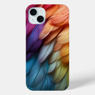 Feathers Blue Orange Lila Case-Mate iPhone Hülle