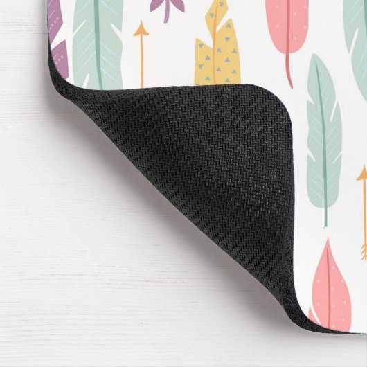 Feathers Boho Mouse pad Mousepad (Ecke)