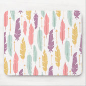Feathers Boho Mouse pad Mousepad (Vorne)
