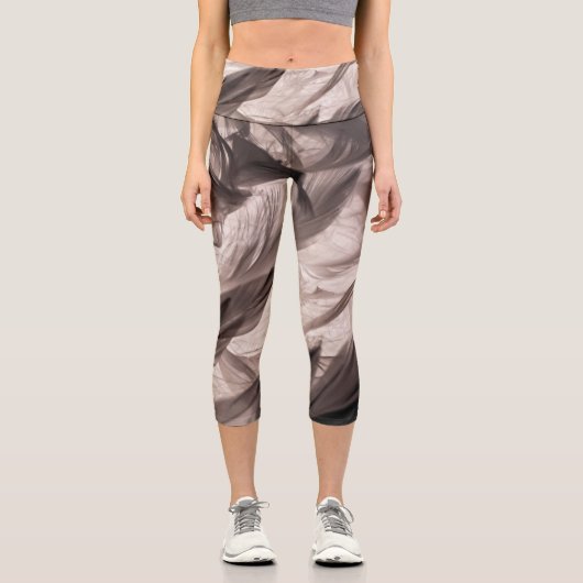 Feathers Capri Leggings (Vorderseite)