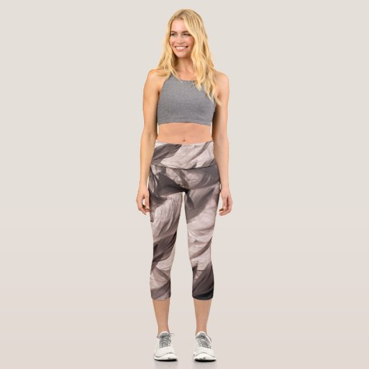 Feathers Capri Leggings (Vorderseite)