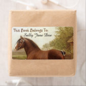 Feathers Clydesdale Entwurf Buchzeichen Labels für (Insitu)