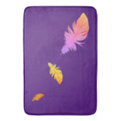 Feathers Design Bath Mat Badematte (Vorderseite Vertikal)