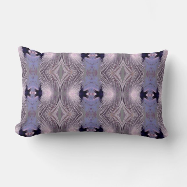Feathers Diamond Pattern Lendenkissen (Vorderseite)