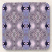 Feathers Diamond Pattern Untersetzer (Vorderseite)