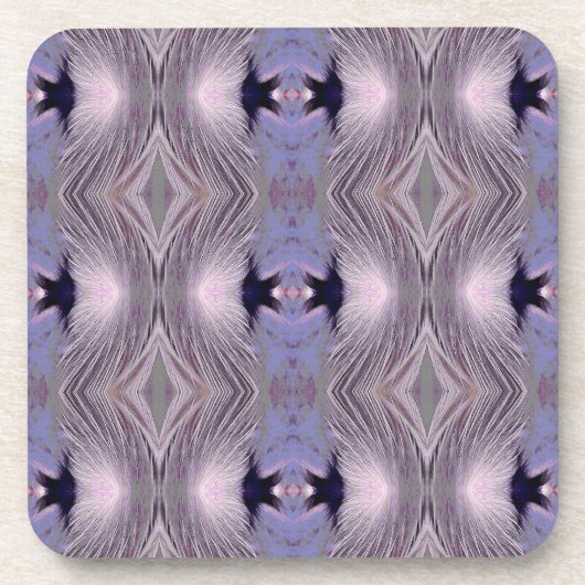 Feathers Diamond Pattern Untersetzer (Vorderseite)