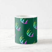 Feathers Dk Green Kaffeetasse (Mittel)