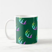 Feathers Dk Green Kaffeetasse (Links)