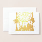 Feathers Dreamcatcher | Für jeden Fall Folienkarte (Rückseite mit Umschlag)