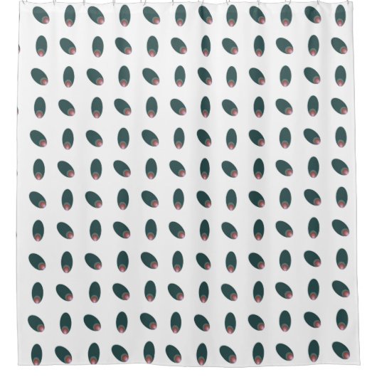 Feathers Duschvorhang (Vorderseite)