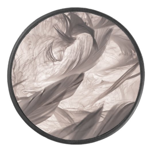 Feathers Eishockey Puck (Vorderseite)