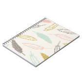 Feathers Falling Journal - Elfenbein Notizblock (Linke Seite)