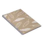 Feathers Falling Journal - Kraft Notizblock (Rechte Seite)