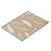 Feathers Falling Journal - Kraft Notizblock (Linke Seite)
