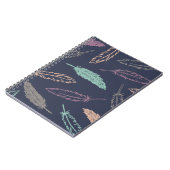 Feathers Falling Journal - Mitternacht Notizblock (Linke Seite)