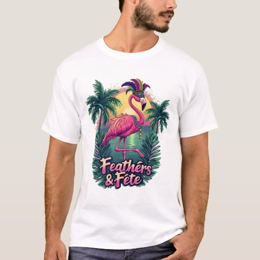 Feathers & Fête T-Shirt (Vorderseite)