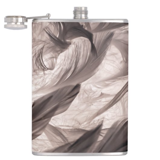 Feathers Flachmann (Geöffnet)