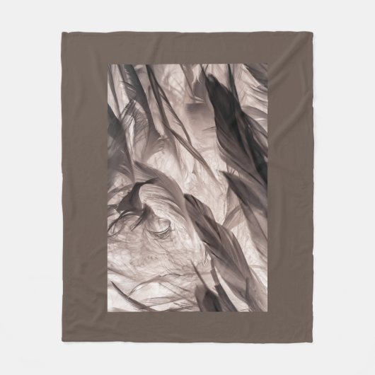 Feathers Fleecedecke (Vorderseite)
