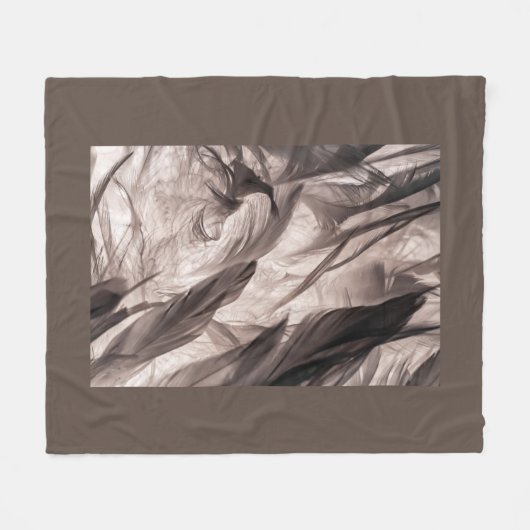 Feathers Fleecedecke (Vorderseite (Horizontal))