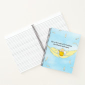 Feathers Floating from Heaven Prayer Journal Notizblock (Innenseite)