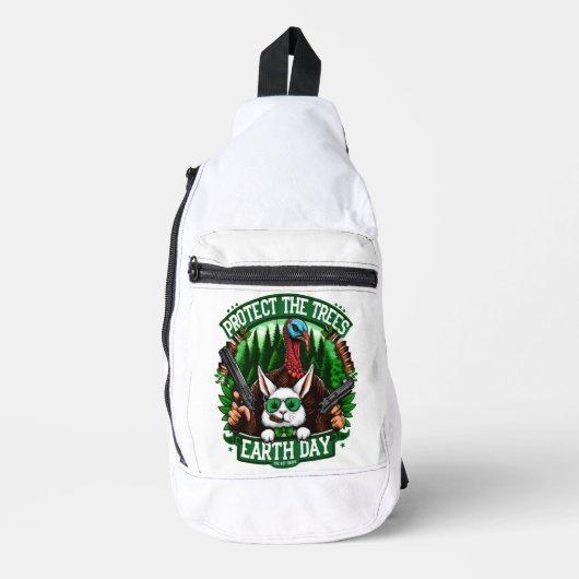 Feathers & Fur: Eine unwahrscheinliche Allianz Crossbody Bag (Vorderseite)