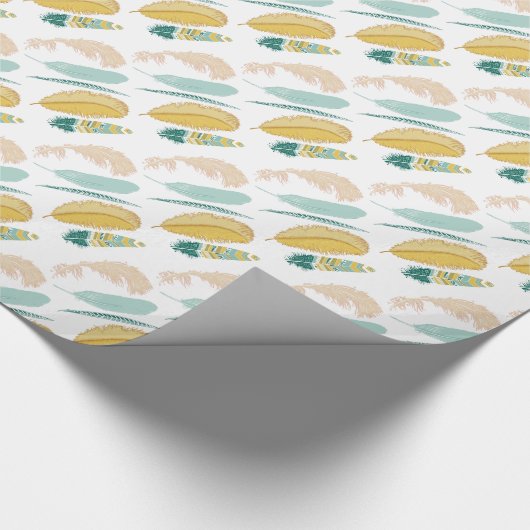Feathers Geschenkpapier (Ecke)