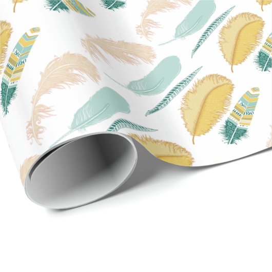 Feathers Geschenkpapier (Rolleneckpunkt)