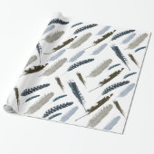 Feathers Geschenkpapier (Ungerollt)