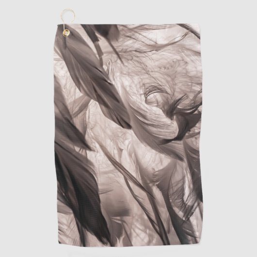 Feathers Golfhandtuch (Vorderseite)