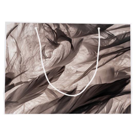 Feathers Große Geschenktüte (Rückseite)