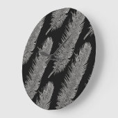 Feathers Große Wanduhr (Winkel)