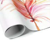 Feathers in Flight: Aquarellfarbensammlung Geschenkpapier (Rolleneckpunkt)