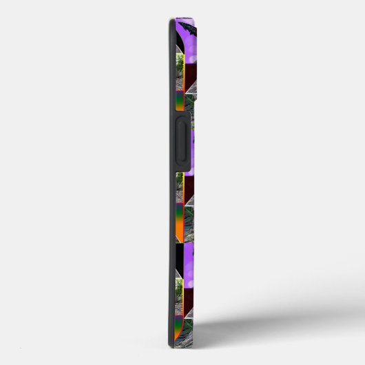 Feathers in Focus: Ein Collage von Hühnerroosters Case-Mate iPhone Hülle (Rückseite / Rechts)