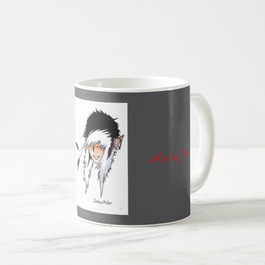 Feathers in the Wind Mug Kaffeetasse (VorderseiteRechts)