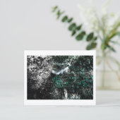 Feathers in the Woods by Jeffrey H. Thornton:  Postkarte (Stehend Vorderseite)